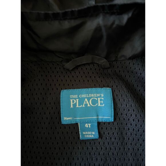 The Children's Place  Varsity Pro Jacket Long Sleeve Zip Up Navy Blue size 4T - Picture 6 of 6